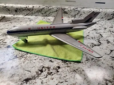 Vintage United Airlines Tin Litho (?) Airplane Made In Japan 'alps' Boeing • $49.95