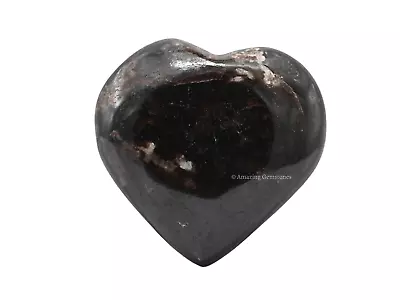 Garnet Crystal Heart Palm Stone • $17.49