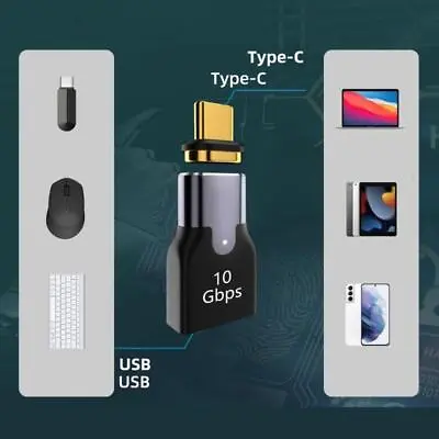 £7.16 • Buy 90Degree Low Profile Angled 10Gbps Type C Male To USB3.0 Female OTG Data Adapter