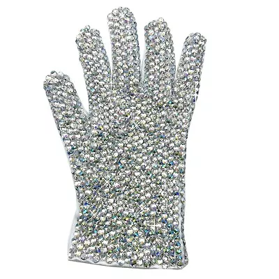 MJ Michael Jackson Laser Crystal Billie Jean Glove-Handmde Collection-Artware • $49.99