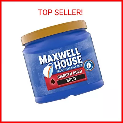 Maxwell House Smooth Bold Dark Roast Ground Coffee (26.7 Oz Canister) • $13.09