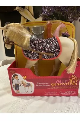 Girl Our Generation Quarter Horse Palomino Foaland & Accessories For 18Inch Doll • $40