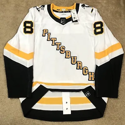 $175 • Buy Adidas Brian Dumoulin Pittsburgh Penguins Reverse Retro NHL Hockey Jersey 52