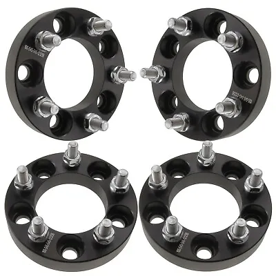 $71.15 • Buy (4) 1  Inch 5x4.5 To 5x4.5 Wheel Spacers Adapters | 12x1.5 | 25mm | T6 6061