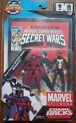  25th Anniversary Secret Wars Cosmic Packs Black Costume Spider-Man & Magneto • $20.50