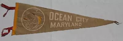 Vintage Ocean City Maryland Marlin Steamship Felt Pennant RARE L1 • $26