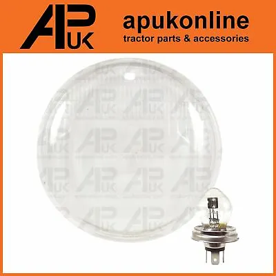Headlight Headlamp Lens & Bulb For Massey Ferguson FE35 35 35X 65 675 Tractor • £12.99