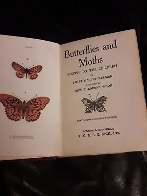 £19 • Buy Butterflies And Moths Shown To The Children By Janet Harvey Kelman 