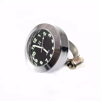 Chrome 7/8 - 1   Motorcycle Handlebar Clock For SUZUKI Sport Street Cruiser C50 • $10.42