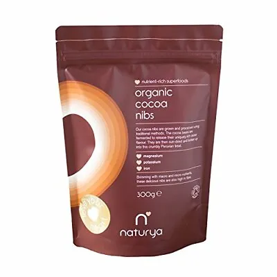Naturya Organic Cacao Nibs 300g • £10.15