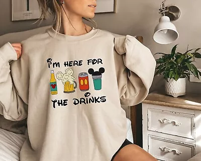 I'm Here For The Drinks Family Trip 2024 Hoodie Family Matching Crewneck • $19.99