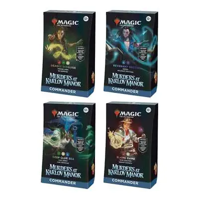 MTG Magic The Gathering: Murders At Karlov Manor Commander Deck (Display Set) • $261.95