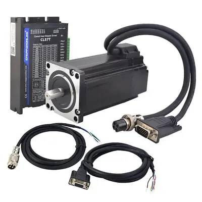 STEPPERONLINE 4Nm Closed Loop Stepper Motor Nema 24 566oz.in Hybrid Servo Driver • $99.99