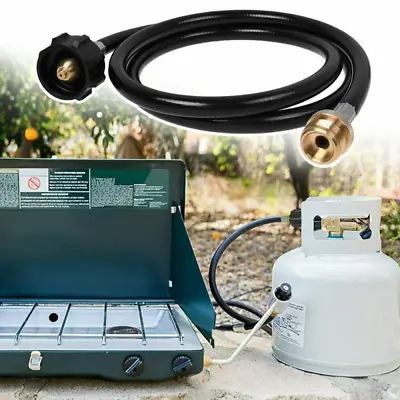 $14.58 • Buy 4FT QCC Propane Adapter Hose LP Tank To Gas BBQ Grill Camp Stoves OutDoor Burner