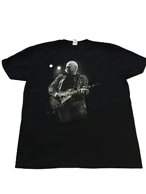 Mark Knopfler Concert Tour 2015 Mens Black Cotton Gildan T Shirt Size 2XL • $19.69