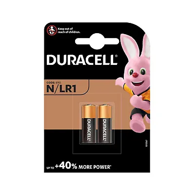 Duracell N LR1 910A MN9100 E90 1.5v Fishing Bite Alarm Batteries Use By 2028 • £3.48