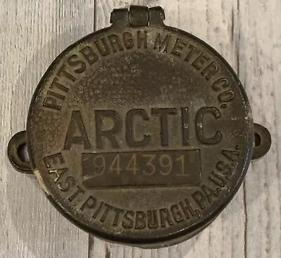 Vintage Pittsburgh Meter Co. Arctic Water Meter Flow Meter Cover Steampunk  • $12.50