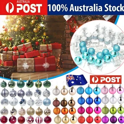 Christmas Tree Balls Star Baubles Decor Xmas Hanging Party Ornament Home Pendant • $25.48