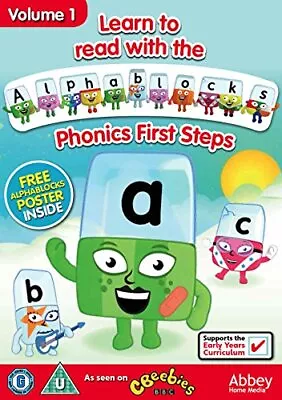 Learn To Read With Alphablocks - Phonics First Steps Volume 1 [DVD] - DVD  2SVG • £4.01