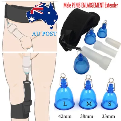 Penis Extender Pump Stretcher Enlarger Male Enlargement Bigger Growth System -AU • $34