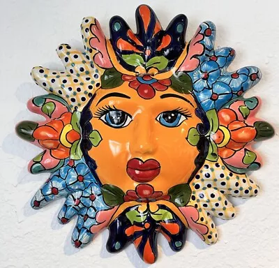 Mexican Talavera Sun - Hand Painted Ceramic Sun • $40