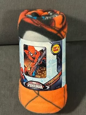 RARE HTF Spidey Spiderman Blanket Stan Lee Comics NEW Wow! • $11.99