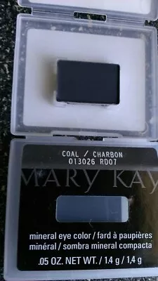 LOT OF 2 Mary Kay Mineral Eye Color - COAL - NEW In Plastic Case. • $11.24