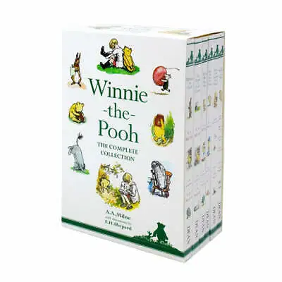 Winnie-the-Pooh The Complete Fiction Collection 6 Books Box Set By A. A. Milne • £12.23