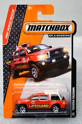 2013 Matchbox / #105 Toyota Tacoma / Red / MBX Heroic Rescue • $15.99