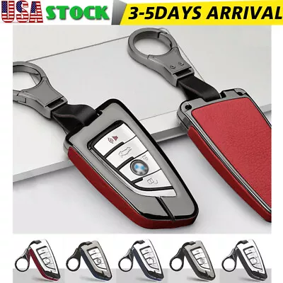 Zinc Alloy Car Remote Key Case Bag Fob Cover For BMW 1 3 5 7 Series X1 X3 X5 X6 • $19.79