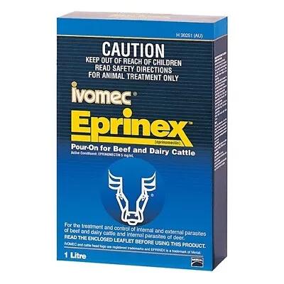 Ivomec Eprinex Pour On For Cattle 1 Litre  • $263.30