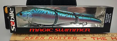 NEW Sebile Magic Swimmer Slow Sinking 228 Green Mackerel 9  - 4 1/2oz • $19.99