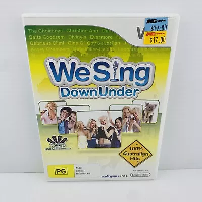 We Sing: Down Under - Nintendo Wii Game - Complete With Manual • $9.95