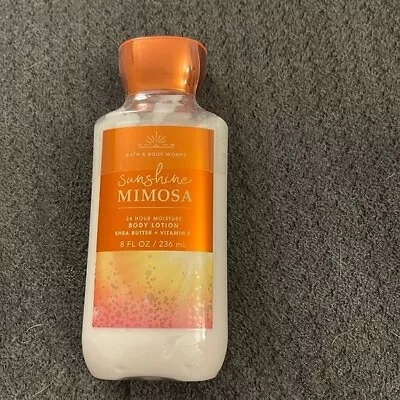 New Bath & Body Works Lotion Sunshine Mimosa 8 Fl Oz C4 • $12