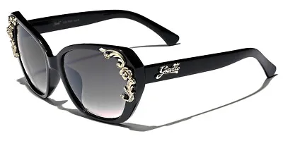 Giselle Ladies Cat Eye Retro Vintage Sunglasses Floral Baroque Women Glasses New • $8.95