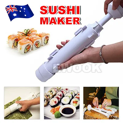 $11.45 • Buy Sushi Maker DIY Tool Roller Meat Vegetables Bazooka Rice Mould Sushis Mold Tube