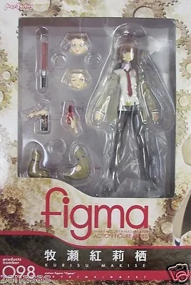 Used Max Factory Figma 098 Steins Gate Kurisu Makise PVC Figure From Japan • $92.24