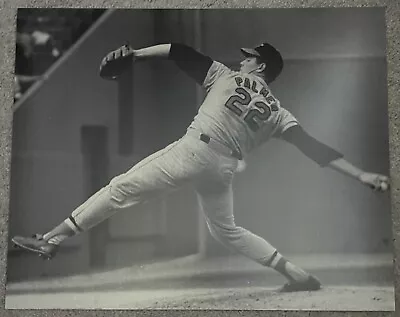 Jim Palmer Baltimore Orioles Delivering The Pitch Baseball 16x20 B&W Photo • $10