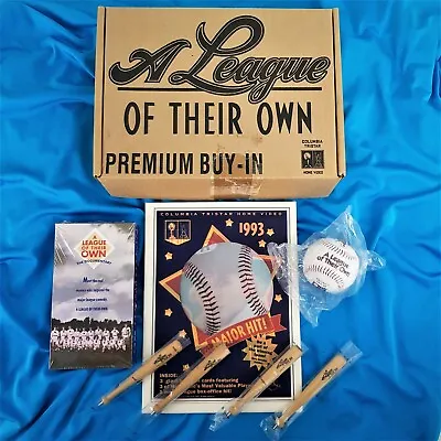 Madonna Promo Box Set A League Of Their Own W Sealed Baseball Vhs Cards Pens • $250