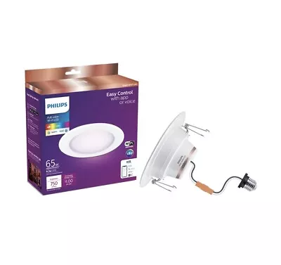 Philips Smart Wi-Fi LED Tunable White 65W 750 Lumens Recessed Downlight • $16.97