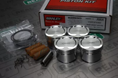 Manley Pistons Acura Integra GSR B18 B18C B18C1 B18C5 81.5mm 9.0:1 600005-4 • $620.79