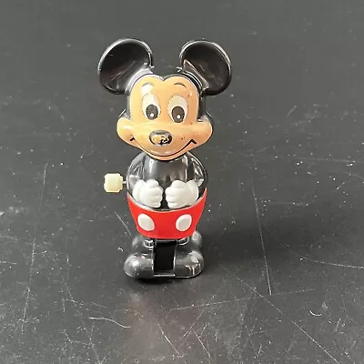 Vintage Mickey Mouse TOMY Walt Disney Productions Wind Up Walking Toy Working • $11.99