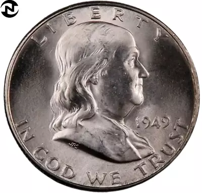 1949-S Franklin Half Dollar ~ Gem BU ~ 90% Silver ~ Key Date! ~ 1 Coin • $69.98