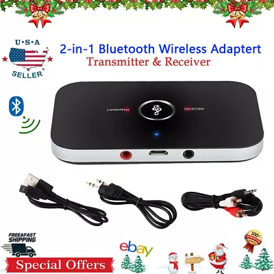 B6 Portable A2DP HIFI 2 In 1 Wireless Audio BT Transmitter Receiver • $9.88