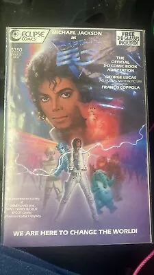 Michael Jackson As Captain EO 1987 3D Comic Book Eclipse Comics W/ 3D Glasses  • $275