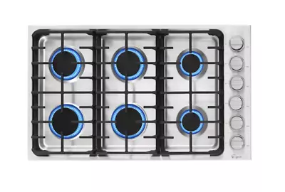 Empava 36-in 6 Burners Stainless Steel Gas Cooktop • $639.99