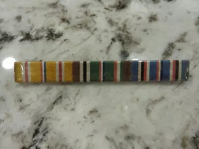 Vintage US Military Ribbon Bar 4 1/4  Unk Branch • $11.99