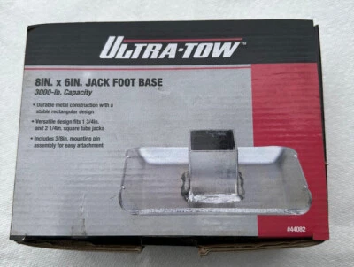 $29.95 • Buy Ultra Tow 6 Inch X 8 Inch Jack Foot Base Original Packaging