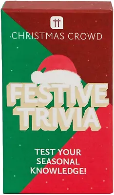 Talking Tables Christmas Trivia Game | Xmas Quiz Questions Fun Table Games For  • £10.09