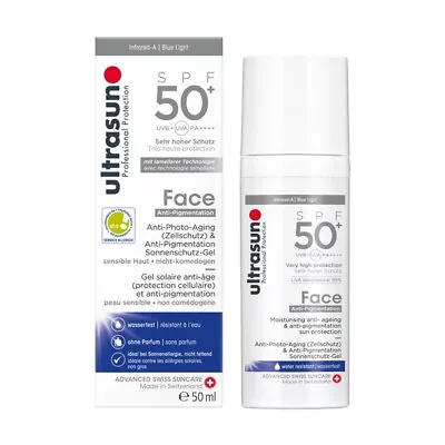 Ultrasun FACE ANTI-PIGMENTATION  SUN PROTECTION SPF 50+   50 Ml (SILVER) • £25.99